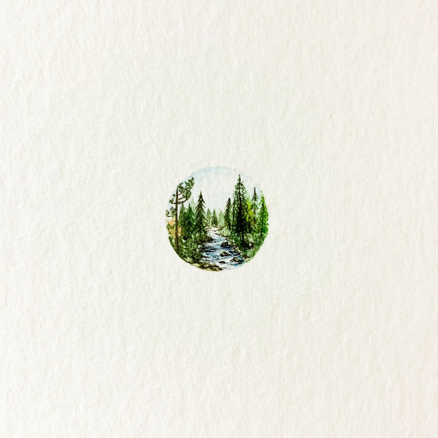 'River in the Forest' Miniature